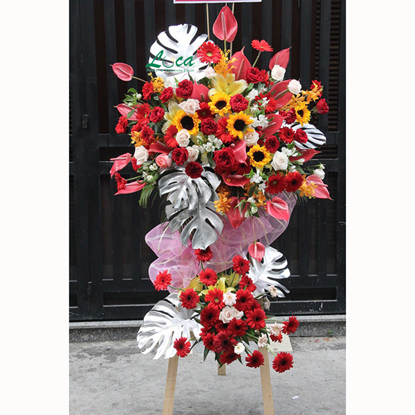 Kệ hoa chúc mừng mẫu 20